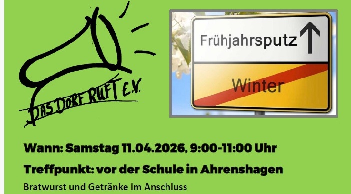 11. April | Frühjahrsputz