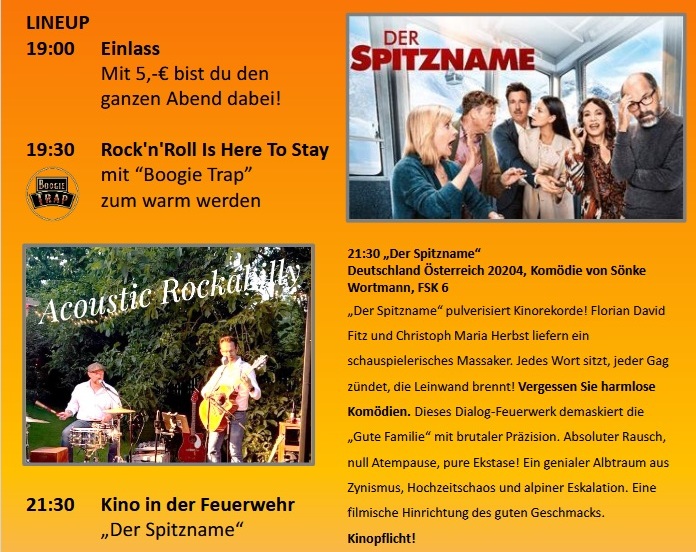 19. Juni | KINO + LIVEMUSIK