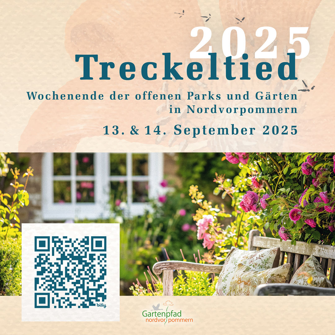 13. - 14. September | Treckeltied: offene Parks und Gärten in Nordvorpommern 13. - 14. September | Treckeltied: offene Parks und Gärten in Nordvorpommern
