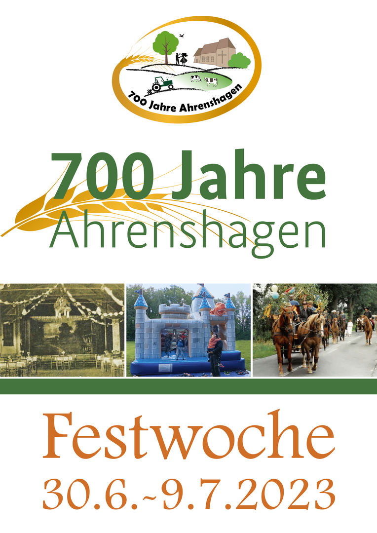 Flyer 700 Jahre Ahrenshagen